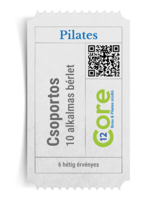 Pilates csoportos 10 alkalmas bérlet