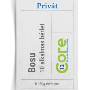 Bosu privát 10 alkalmas bérlet