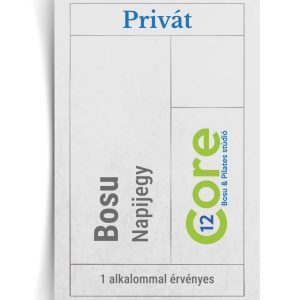 Bosu privát napi jegy