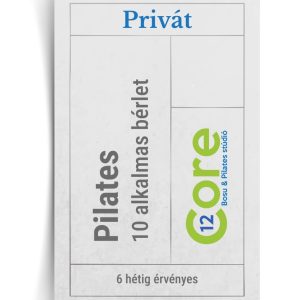 Pilates privát 10 alkalmas bérlet