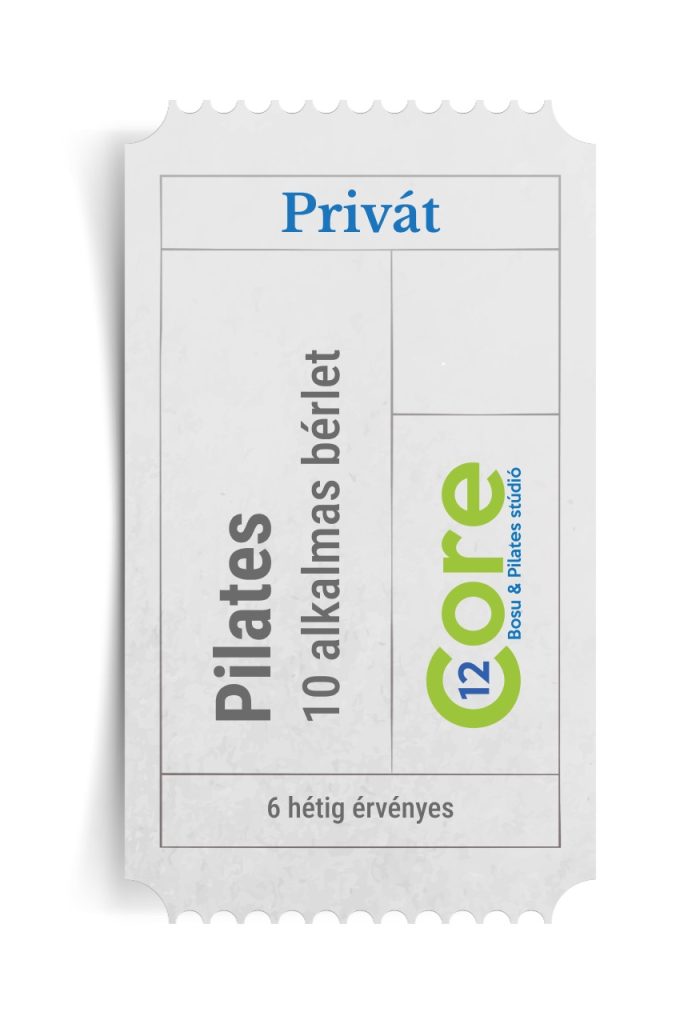 Pilates privát 10 alkalmas bérlet