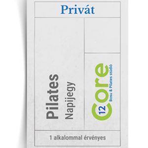 Pilates privát napi jegy